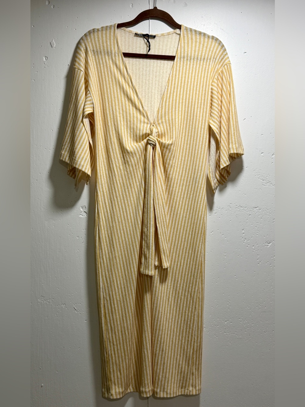 NWOT Zara Striped Beach Cover Up—Size Small